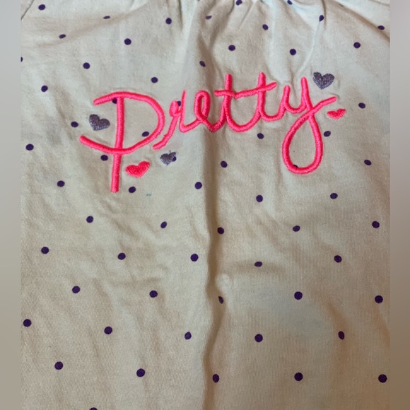 Jumping Beans girls long sleeve “pretty” shirt size 6 - Picture 5 of 7